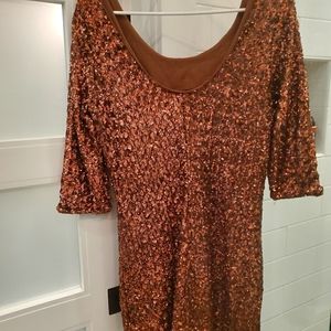 Sequins long tunic top- Very Glitzy